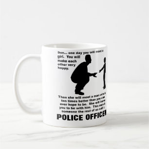 Vaderlijk Advies Politie Handhaving Grappige Mok