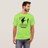 Vaderlijk Advies Soldatentrots Grappige T-Shirt (Voorkant volledig)