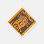 Vaderlijk Erfgoed Vintage Vaderdag  Servet (Hoek)