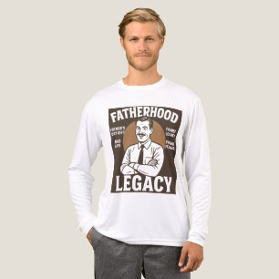 Vaderlijke Erfenis Vintage Vaderdag Tri-Blend Shirt