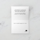 Vaderloze Vaderdag - Trotse Vader - Horizontaal Bedankkaart (Binnen)