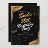 Vaders 86ste verjaardagsfeestje verrassing kaart (Voorkant / Achterkant)