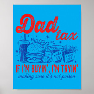 Vader's Aandeel Als Ik Koop Proberen Fast Food Vad Poster