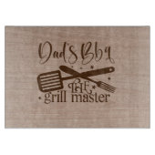 Vaders BBQ de Grill Master snijplank (Voorkant)