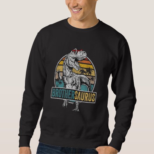 Vaders Dag Brothersaurus T Rex Dinosaur Brothersa Trui (Voorkant)