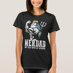 Vaders dag cadeau merdad niet knoeien met mijn zee t-shirt