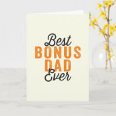 Vaders dag cadeaubon voor Bonus vader Kaart (Gele Bloem)