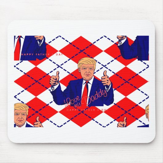 vaders dag donald trump muismat (Voorkant)