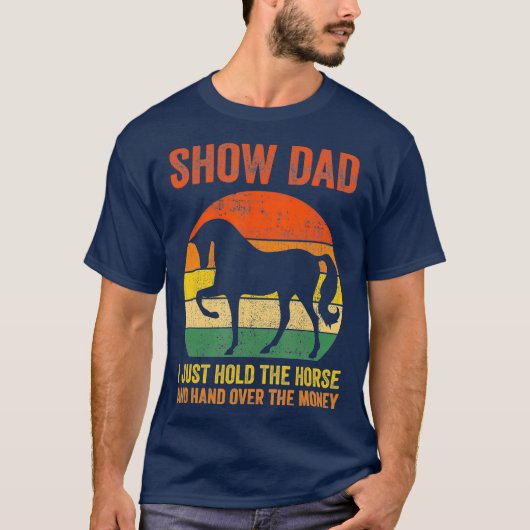 Vaders Dag Paard Show Pap T-shirt (Voorkant)