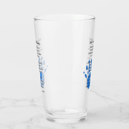 Vaders Dag Pap POEM hou mijn hand vast Glas (Links)