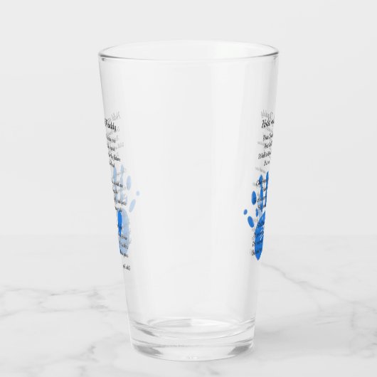 Vaders Dag Pap POEM hou mijn hand vast Glas (Rechts)