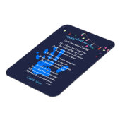 Vaders Dag Pap POEM hou mijn hand vast Magneet (Linkerzijde)