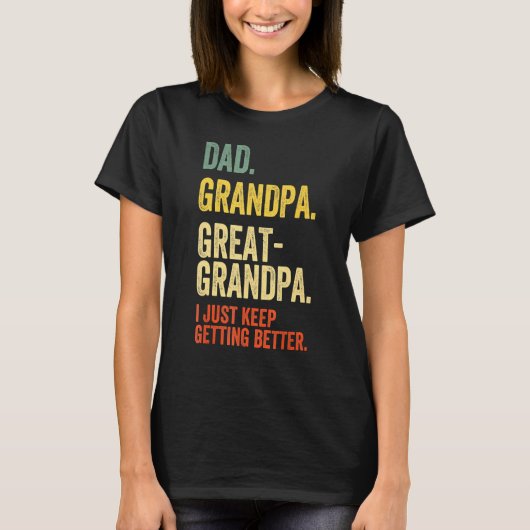 Vaders Dag Papa Vaders Dag Pap Grootpa Grote Gr T-shirt (Voorkant)