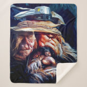 vaders dag sherpa deken (Voorkant)