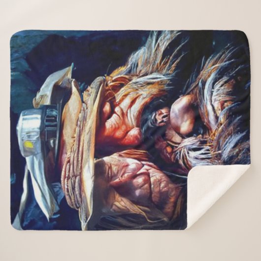 vaders dag sherpa deken (Voorkant (horizontaal))