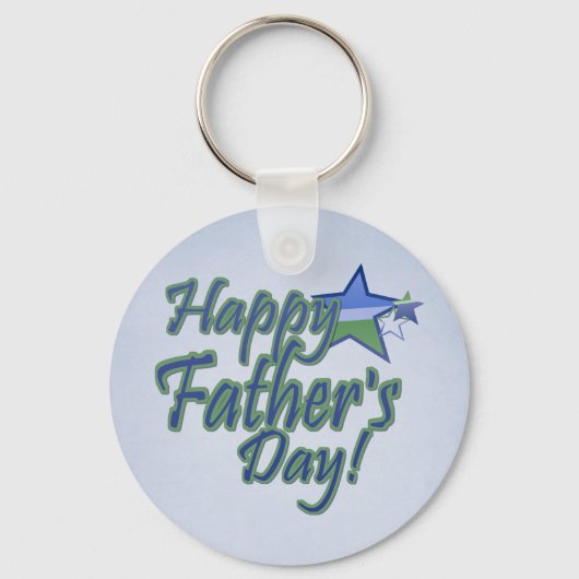 vaders dag ster sleutelhanger (Voorkant)