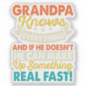 vaders dag sticker (Voorkant)