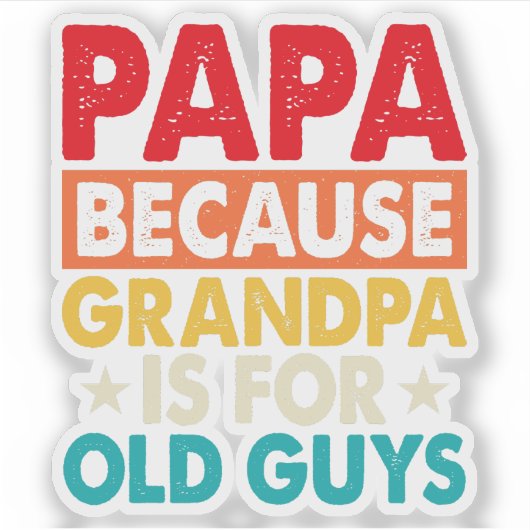 vaders dag sticker (Voorkant)