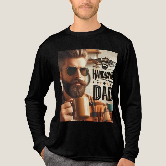 vaders dag Tri-Blend shirt (Voorkant volledig)