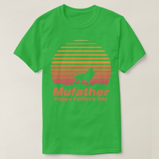 Vaders dag vader Lion T-shirt (Design voorkant)