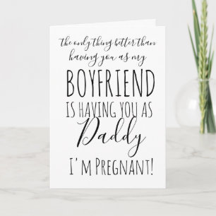 Vaders dag Zwangerschap Aankondiging papa om te wo