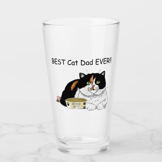 Vaders Dat Calico Cat Glas (Voorkant)