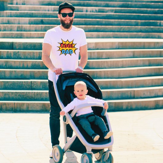 Vaders Day Comic Book Style Cool Dad Mannen T-shirt