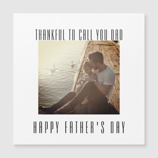 Vaders Day Upload je eigen Memory Photo Magnet (Voorkant)