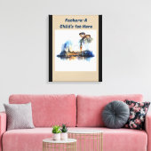 Vaders: De 1e Held van een kind Canvas Afdruk (Insitu (Woonkamer))