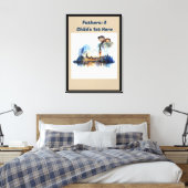 Vaders: De 1e Held van een kind Canvas Afdruk (Insitu (Slaapkamer))