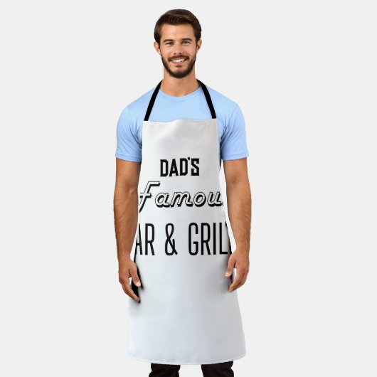 Vader's Famous Bar & Grill Grappige BBQ Schort (Gedragen)