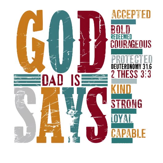 Vaders God zegt papa T-shirt