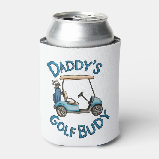 Vader's Golf Buddy Golfen Vaderdag Papa Blikjeskoeler (Blikje Voorkant)