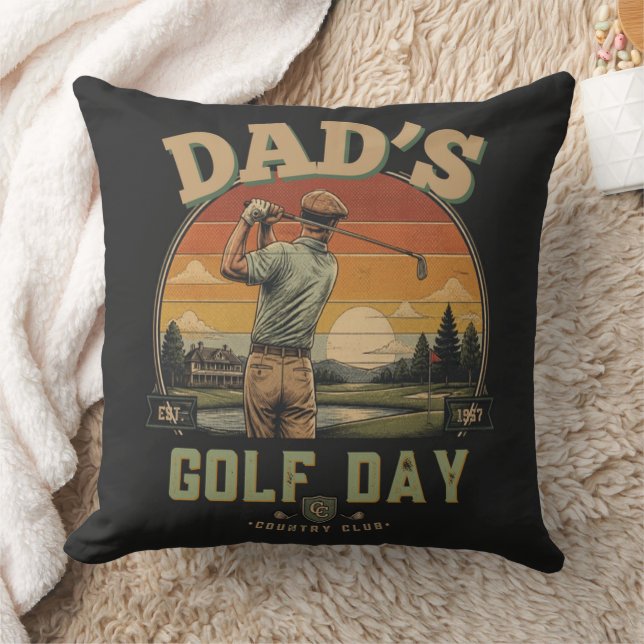 Vader's Golfdag Kussen (Deken)