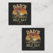 Vader's Golfdag Notitiekaartje (Voorkant / Achterkant)