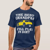 vaders grootvader opa Racing Play Dirt Fan T-shirt (Voorkant)