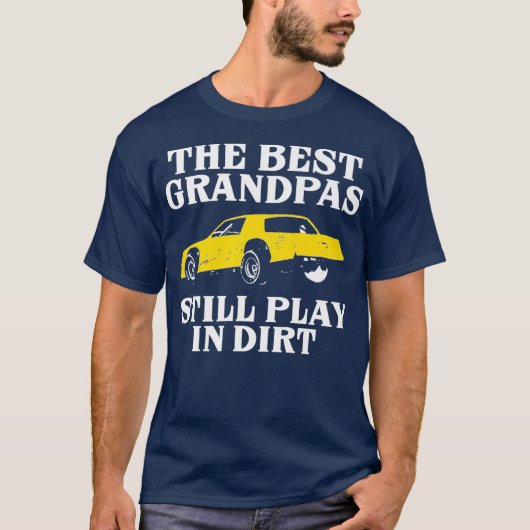 vaders grootvader opa Racing Play Dirt Fan T-shirt (Voorkant)