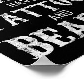 Vaders hebben Tattoos en baarden T Shirt Vaders Da Poster (Hoek)