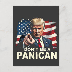 Vaders Home zijn geen Panicaan Trump USA Feestdagenkaart