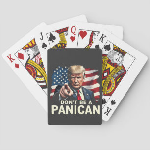 Vaders Home zijn geen Panicaan Trump USA Pokerkaarten