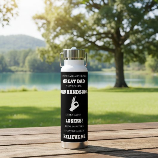 Vaders hydratiefles – Perfecte Vaderdag cadeau Waterfles