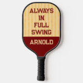 Vaders leuk moderne humor pickleball paddle (Achterkant)