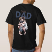 Vader's liefde voor kinderen .Beste vader in de we T-shirt (Achterkant)