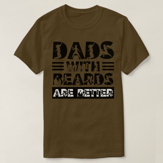 Vaders met baarden zijn beter 29 t-shirt (Design voorkant)
