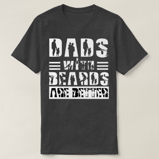 Vaders met baarden zijn beter 31 t-shirt (Design voorkant)
