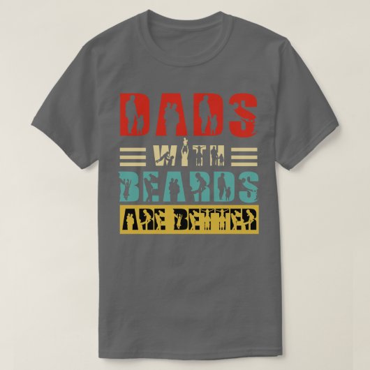 Vaders met baarden zijn beter 32 t-shirt (Design voorkant)