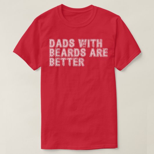 Vaders met baarden zijn beter 40 t-shirt (Design voorkant)