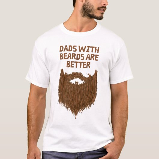 Vaders Met Baarden Zijn Beter T-shirt (Voorkant)