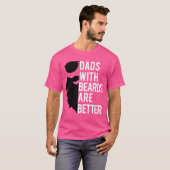 Vaders met baarden zijn beter T-shirt - Cool Beard (Voorkant volledig)