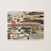 vaders Oude Illustratie Kunst Legpuzzel (Horizontaal)